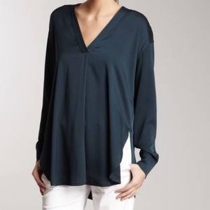 Vince Side Split Blouse